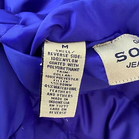 Sonoma Reversible Down Filled Puffer Jacket Size Medium - Picture 5 of 8